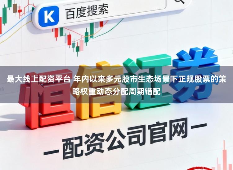 最大线上配资平台 年内以来多元股市生态场景下正规股票的策略权重动态分配周期错配