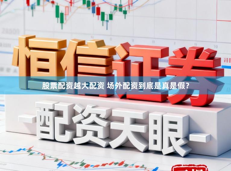 股票配资越大配资 场外配资到底是真是假？