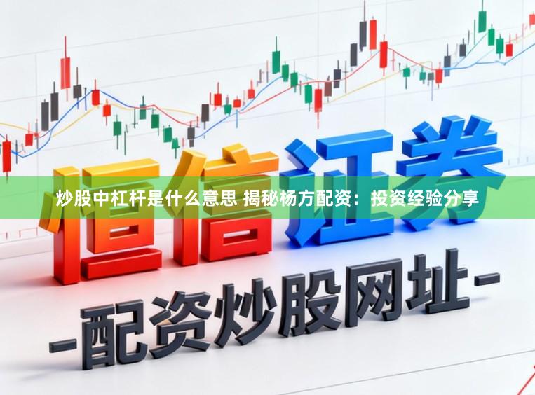 炒股中杠杆是什么意思 揭秘杨方配资：投资经验分享